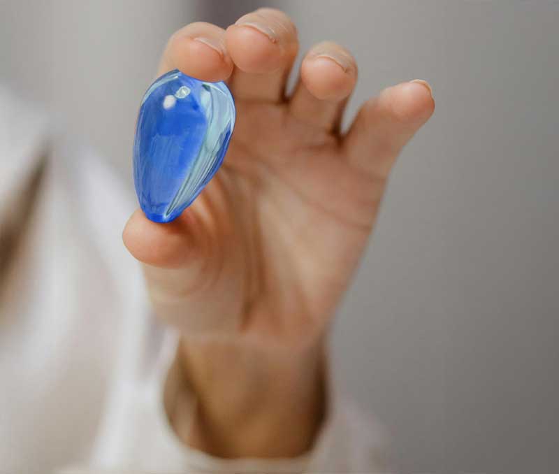 photo of a shiny polished stone
