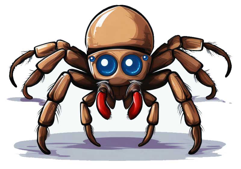 illustration of large spider